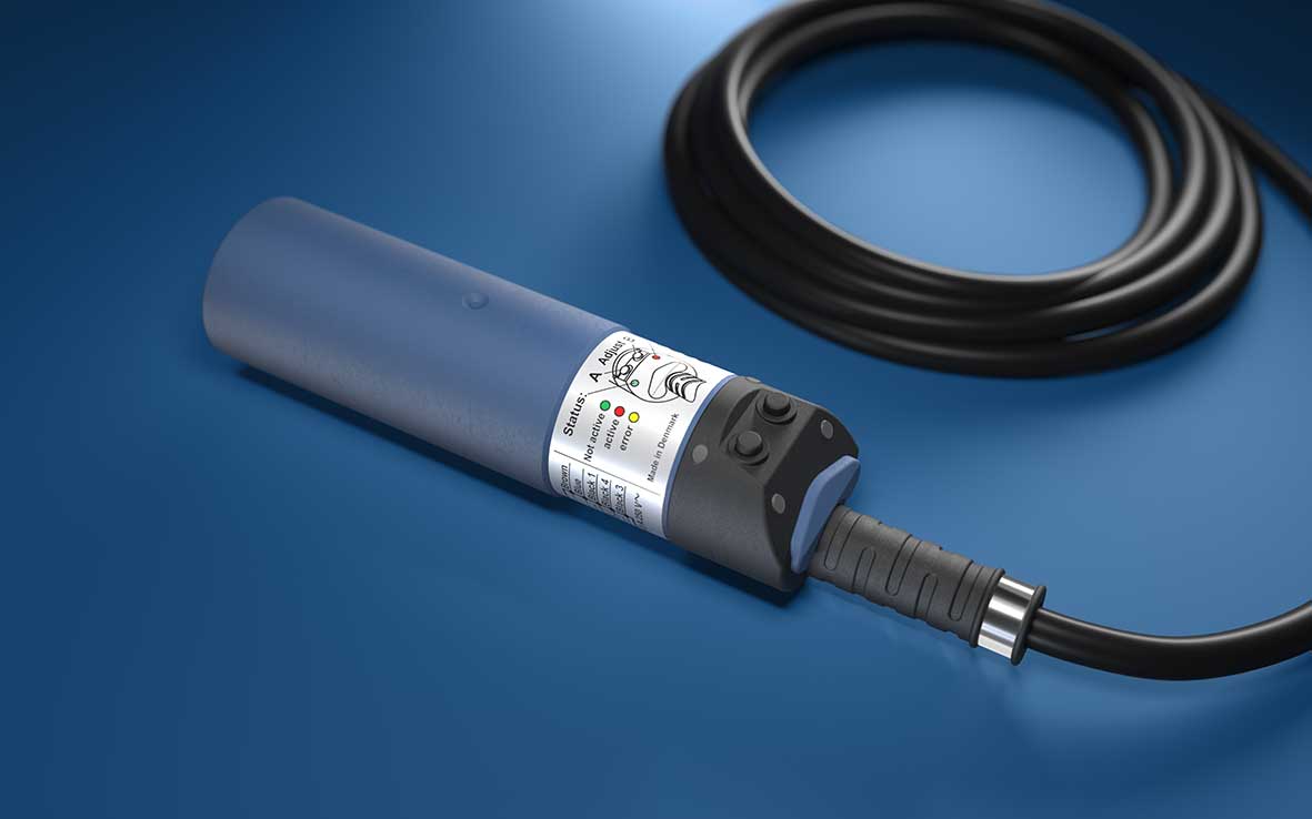 [Датчик DOL 41R у робочому середовищі]